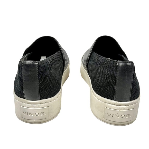 VINCE Ward Knit & Leather Contrast Slip-On Shoe - Picture 9 of 11